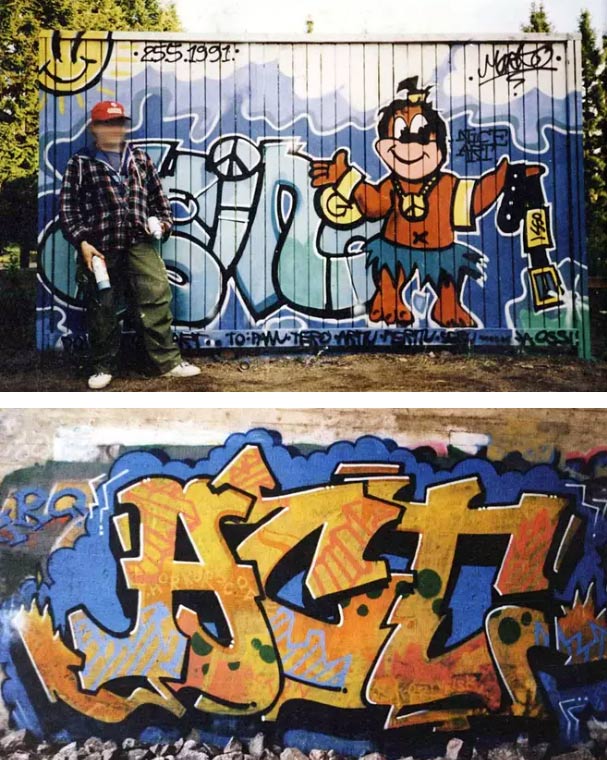 Two graffities